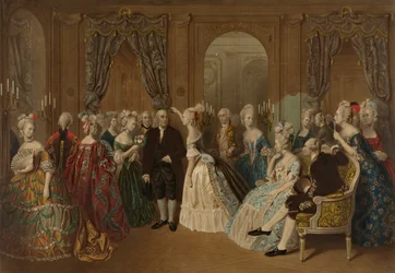 Franklin na dworze francuskim - 1778 r.