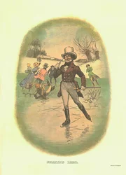 Łyżwiarstwo, 1820, c1910.