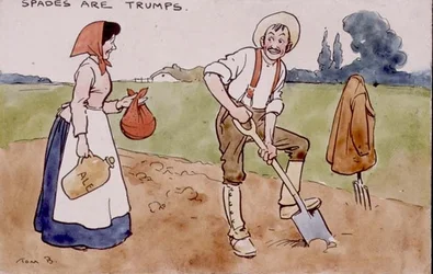 Piki to atuty (pióro i atrament oraz akwarela)