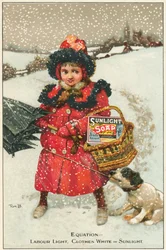 Karta handlu na mydło słoneczne, c1900