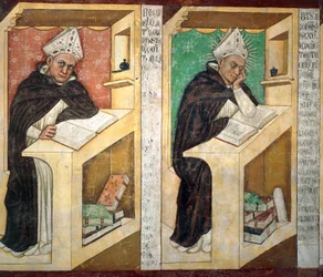 Św. Albert Wielki, fragment z Cyklu Czterdziestu Znamienitych Członków Zakonu Dominikanów