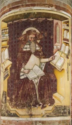 St Jerome, Tommaso da Modena (1326-1379), kościół San Nicolo, Treviso