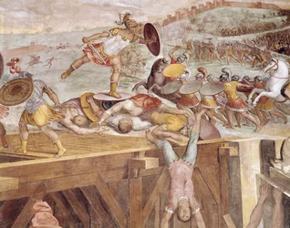 Horatius Cocles na moście Sublician (malowidło ścienne)