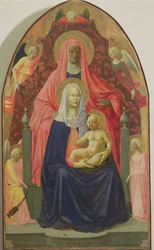 Dziewica z Dzieciątkiem ze św. Anną, 1424 (tempera na panelu)