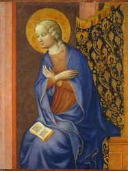 Ogłoszona Dziewica, c. 1430 (tempera na panelu)