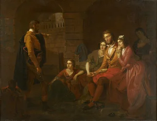 Lafayette w więzieniu w Olmütz, 1850