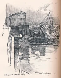 Dok naprzeciwko molo Waterloo, c1902