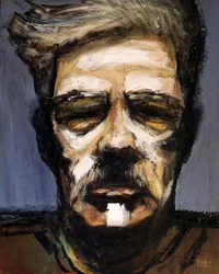 Surowy portret mężczyzny