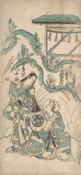 Ichimura Mezzo Draft Yunosuke Arashi, co? 1748. , komar. 1748.