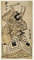 Nakamura Nakazō I i Ichikawa Danjūrō ​​IV Torii Kiyomitsu I.