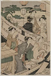 Impreza na rzece Sumida, 1789.