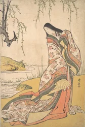 Kanjo: Dama dworu, ca. 1790.