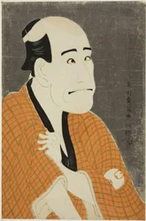 Aktor Arashi Ryuzo II jako Ishibe no Kinkichi, lichwiarz
