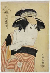 Yamatoya Tojaku (Aktor Iwai Hanshiro IV jako Otoma, córka Ohiny z Inamuragasaki w Kamakurze) (Yondai-me Iwai Hanshiro no Kamakura Inamuragasaki no Ohina musume Otoma)