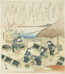 Hamagawa, z serii „Zapis podróży do Enoshimy (Enoshima kiko)”
