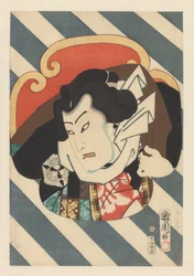 Portret zapaśnika sumo Nuregami Chôgorô