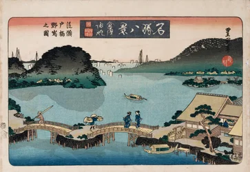 Zmierzch, Atami”, z cyklu „Osiem widoków znanych miejsc”