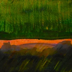 Dreamscape 2 , 2017 (olej na płótnie)