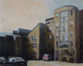 Miejsce do życia 33, 2012 (olej na sklejce)