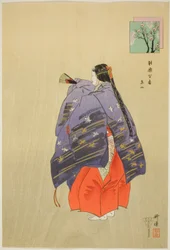 Toboku, z serii "One Hundred No Dramas (Nogaku hyakuban)".