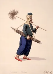 Zamiatacz, okres osmański, 3. ćw. XVIII w. (wc na papierze)