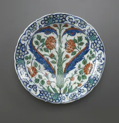 Naczynie, Iznik, dynastia osmańska, 1570-75 (ceramika)