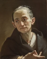 Głowa starej kobiety