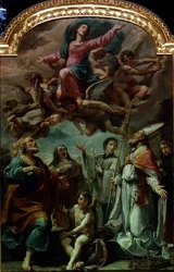 Madonna w chwale ze świętymi