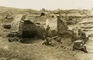 Budynek Trilobed, al-Fustat, Egipt, zdjęcie autorstwa Ugo Monneret de Villard