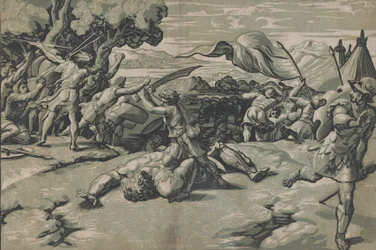 Dawid i Goliat, ca. 1520-27.
