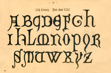 14 wiek. Data około 1340, 1862