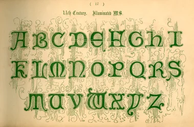 14 wiek. oświetlony MS., 1862