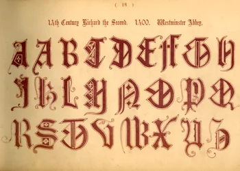 14 wiek. Ryszarda Drugiego. 1400. Opactwo Westminsterskie, 1862