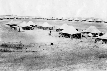 Obóz batalionowy 15 RWR, Samarra, Mezopotamia, 1918