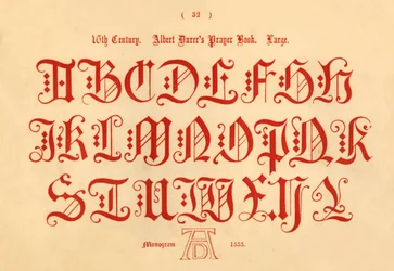 16 wiek. Modlitewnik Alberta Durersa. Duży, 1862