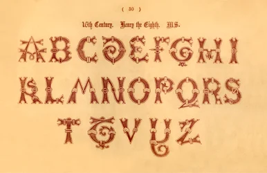 16 wiek. Henryk Ósmy. MS., 1862