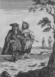 Burmistrz i jego żona, koniec XVII-początek XVIII wieku