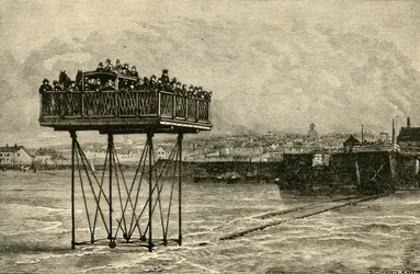 Ciekawy toczący się most, 1882.