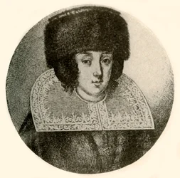 Holenderka w futrzanej czapce i płaszczu, 1644, 1937.
