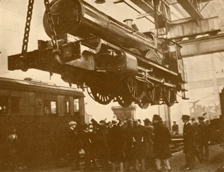 Wielki Zachodni Rycerz Konny Do Inspekcji Uczniów Szkół Publicznych Zwiedzających Swindon, ok. 1930.