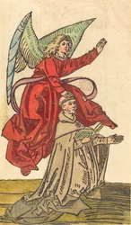 Mnich z Aniołem, 14801490.