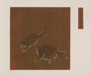 Para trójnożnych ropuch, dynastia Ming, 1368-1644.