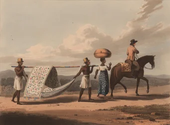 Plantator i jego żona w podróży, 1816.
