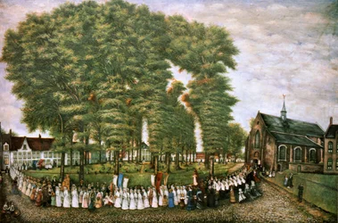 Procesja w Brugii pod koniec XIX wieku, XIX wiek