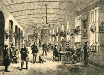 Oddział w szpitalu Betlejem, ok. 1878 r.