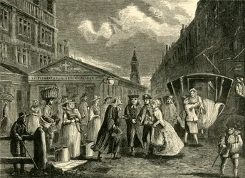 Wesele we flocie, ok. 1740, ok. 1872.