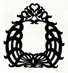 Projekt ramki do zdjęć zatytułowanej Sixpence, 1898