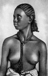 Dziewczyna z ludu Tigre, Afryka, 1922