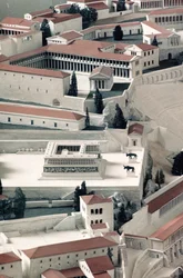 Model starożytnego greckiego miasta Pergamon