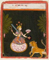 Strona z serii Devi, c. 1660.